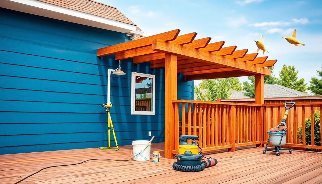 Deck & Pergola Staining